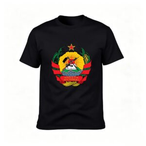 Mozambique Coat of Arms Men's T-Shirt National Emblem Gift
