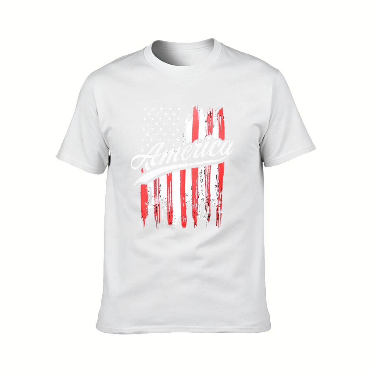 America Flag T-Shirt Men Patriotic Gift for Independence Day - Image 2