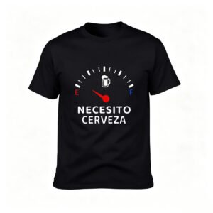 I Need Beer Fuel Gauge T-Shirt Men's Humor Gift Tees