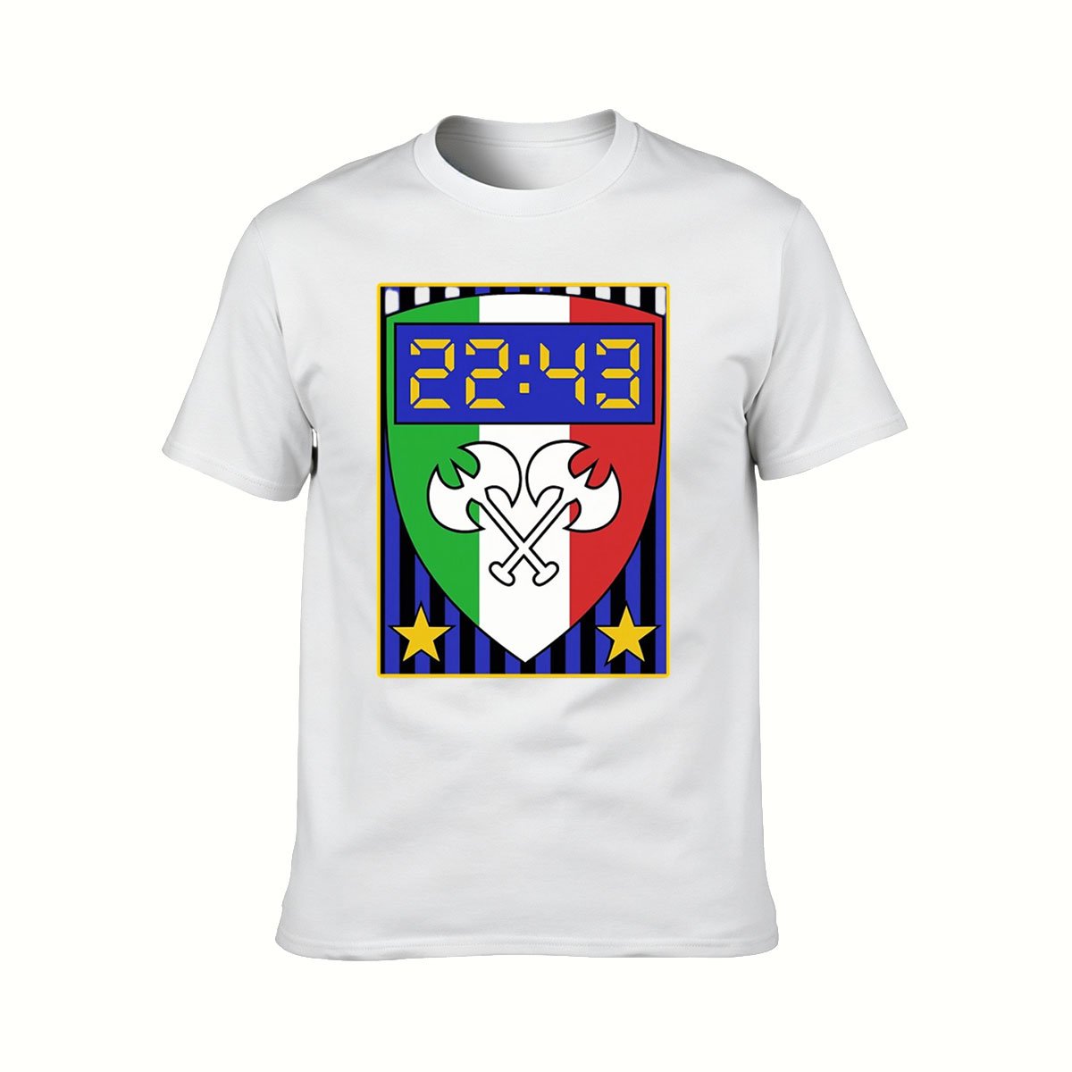 Italy Football Crest Men's T-Shirt 2243 Design Gift for Fans - Image 2