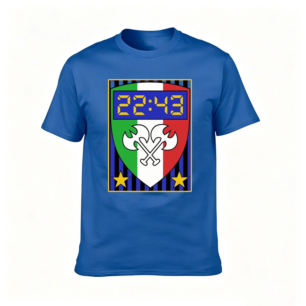 Italy Football Crest Men's T-Shirt 2243 Design Gift for Fans - Image 4