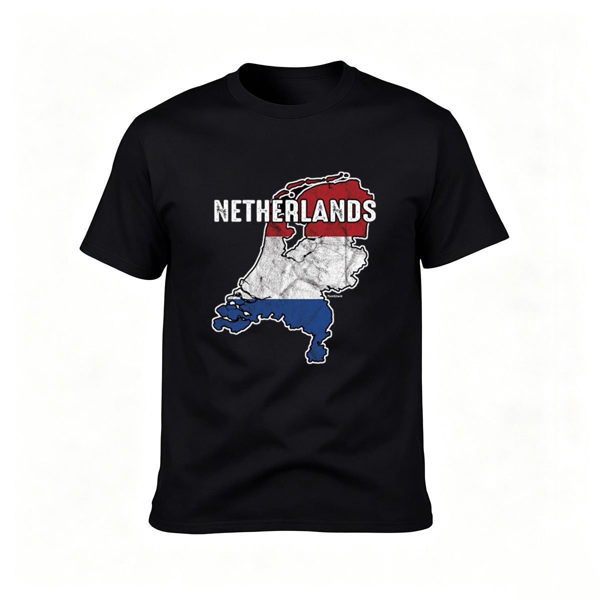Netherlands Map Flag T-Shirt Men Women Gift Travel Wear
