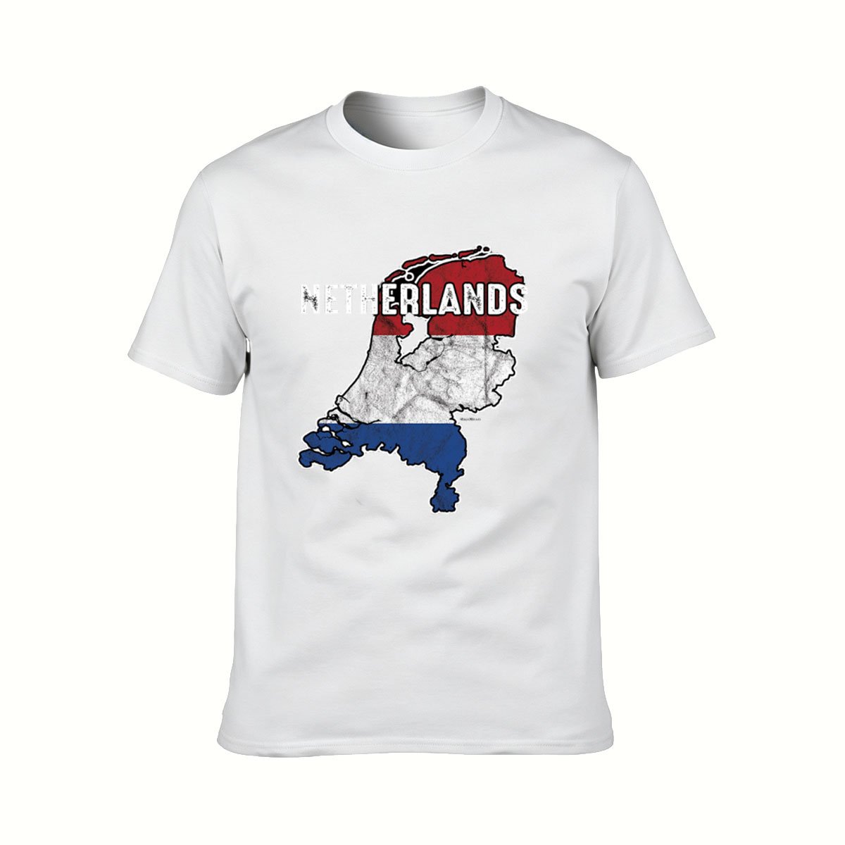 Netherlands Map Flag T-Shirt Men Women Gift Travel Wear - Image 2