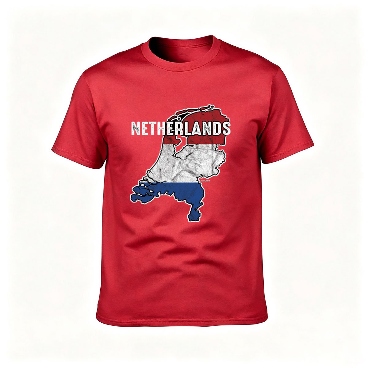 Netherlands Map Flag T-Shirt Men Women Gift Travel Wear - Image 5