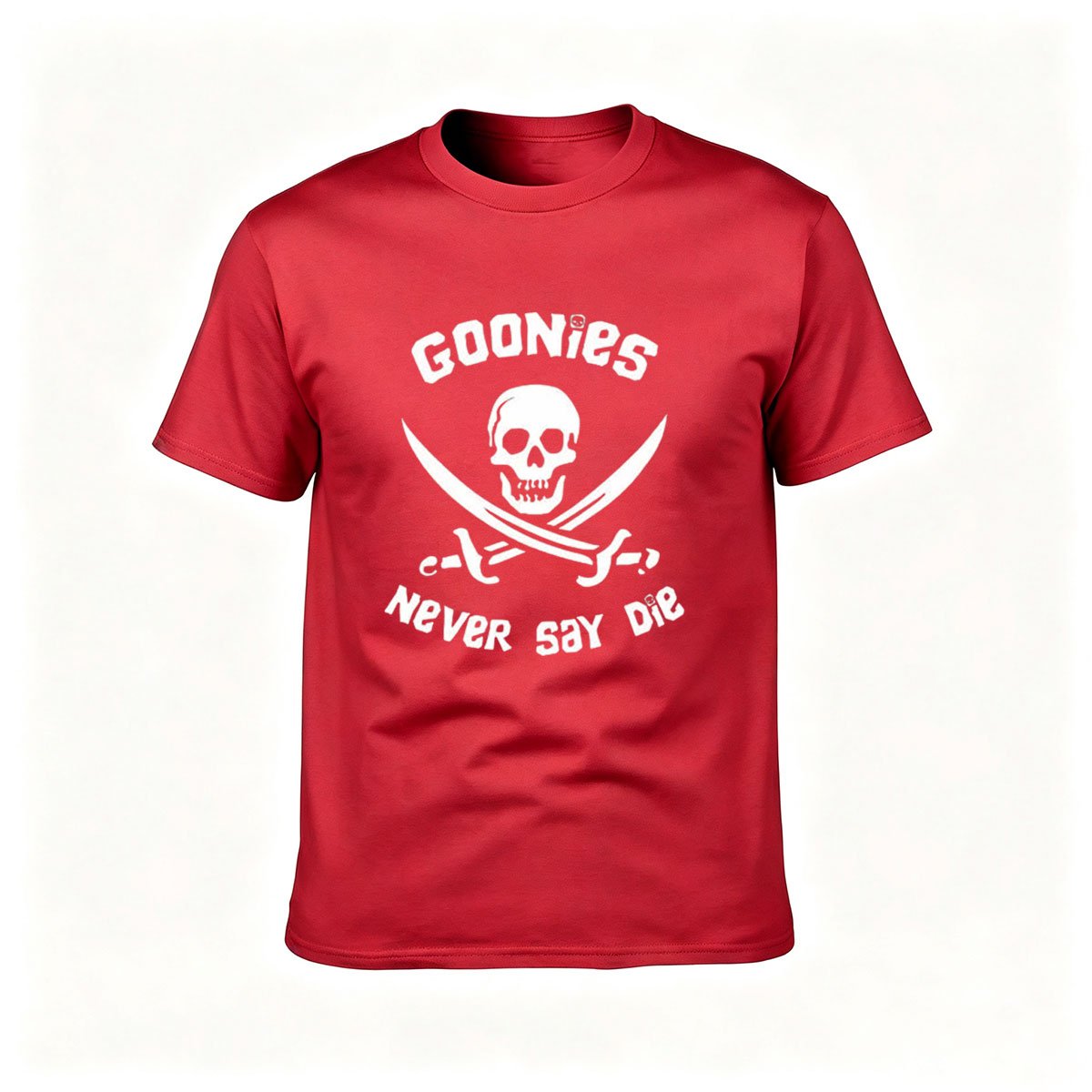 Goonies Never Say Die Skull T-Shirt Men's Women's Tees Gift - Image 5
