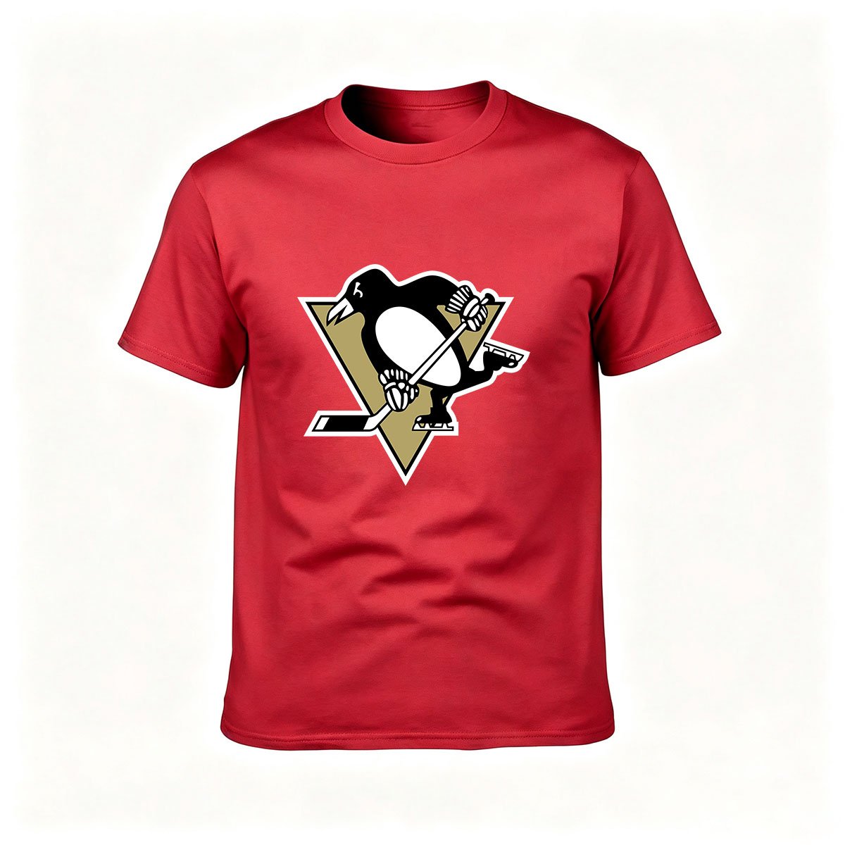 Pittsburgh Penguins Logo Men's T-Shirt Hockey Gift Wear - Image 5