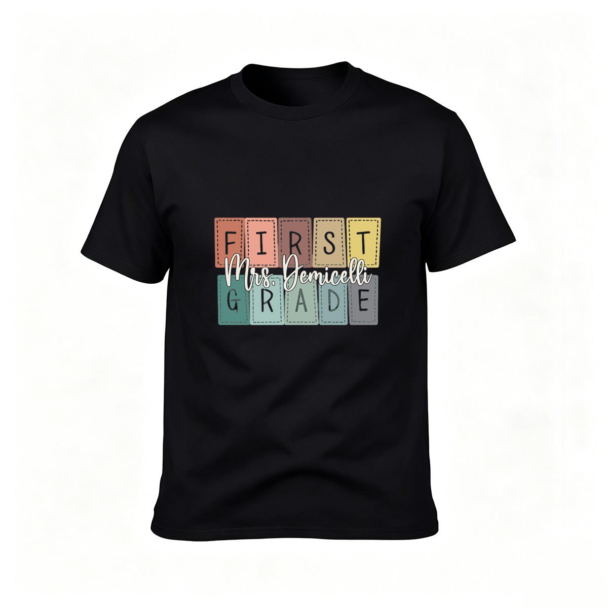 First Grade Teacher Mrs Demicelli Men's T-Shirt Gift
