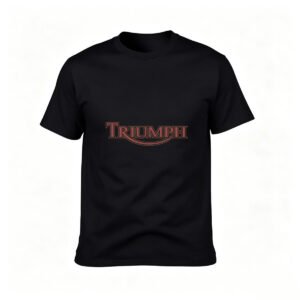 Triumph Logo Men's Black T-Shirt Casual Gift Wear