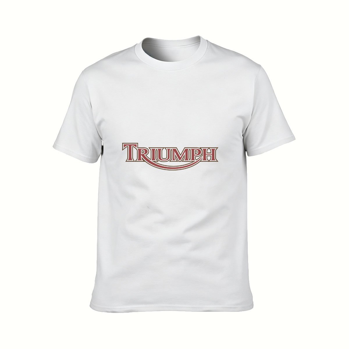Triumph Logo Men's Black T-Shirt Casual Gift Wear - Image 2