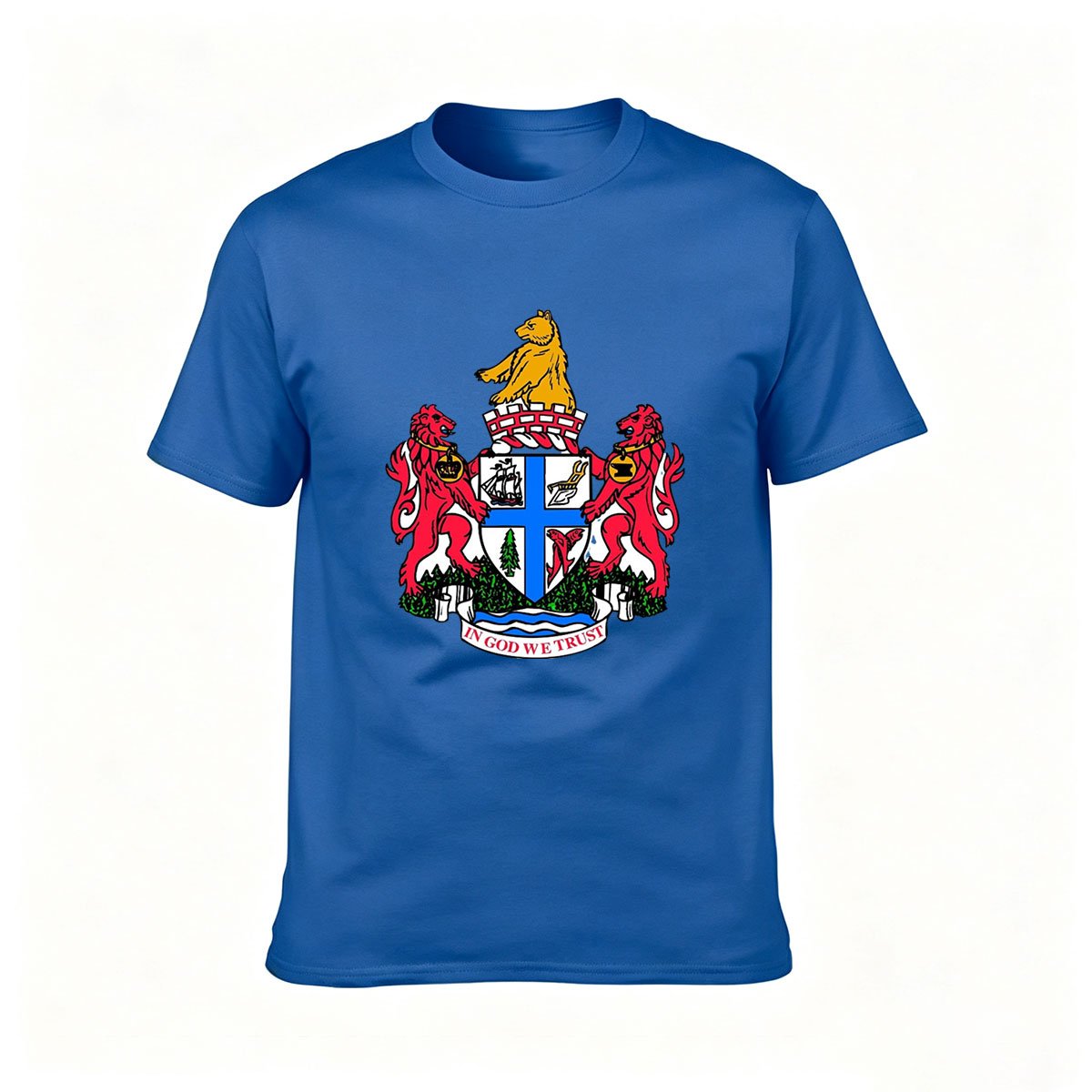 Newfoundland and Labrador Coat of Arms Men's T-Shirt Gift - Image 4