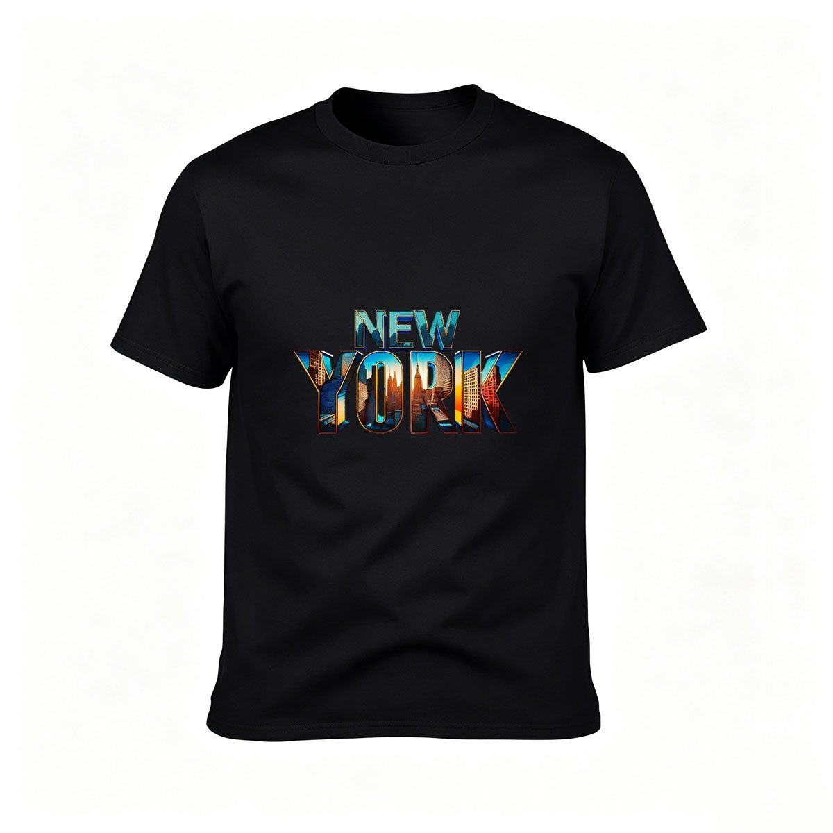 New York City Skyline Men's T-Shirt Travel Gift Tee