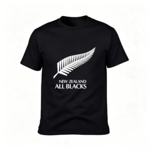 New Zealand All Blacks Silver Fern Men's T-Shirt Rugby Gift