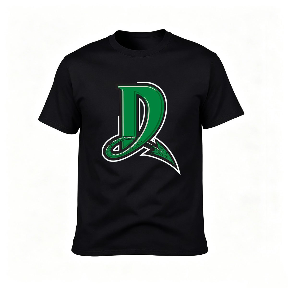 Green D Logo Men's T-Shirt Casual Wear Gift for Fans
