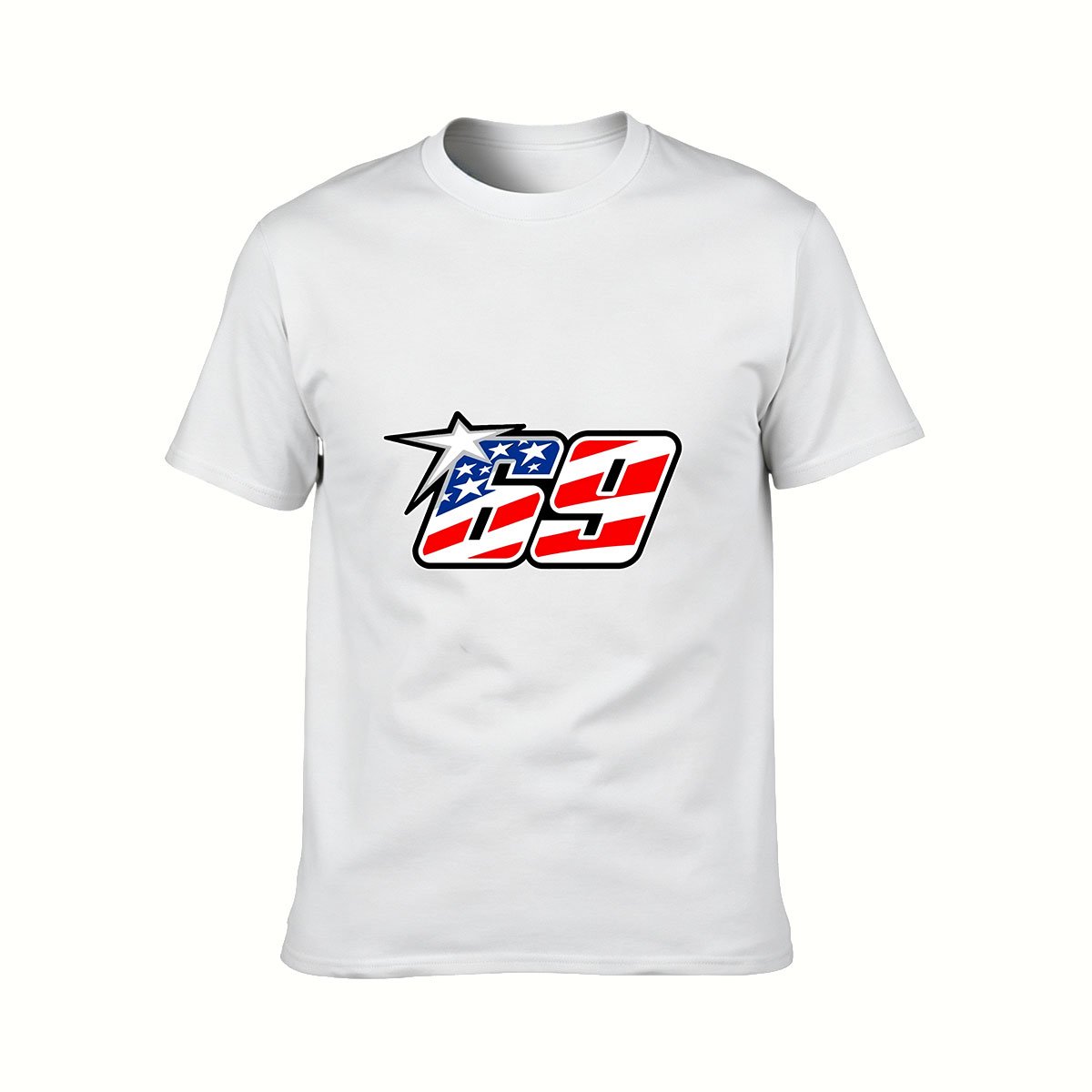 American Flag 59 Star Design Men's T-Shirt Gift for Fans - Image 2