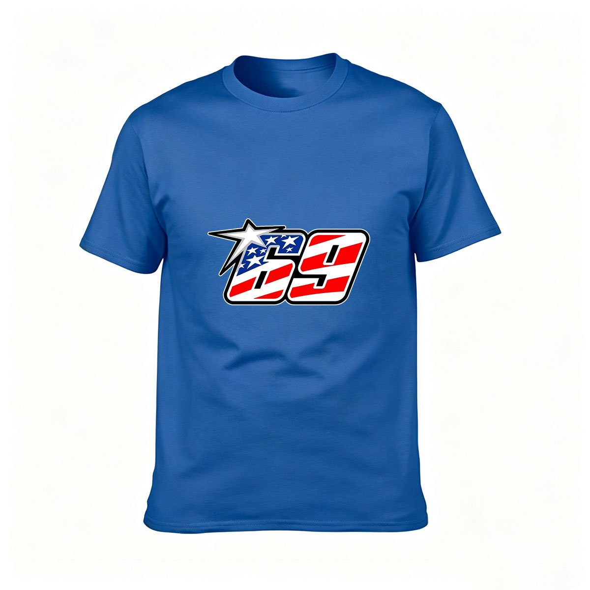 American Flag 59 Star Design Men's T-Shirt Gift for Fans - Image 4