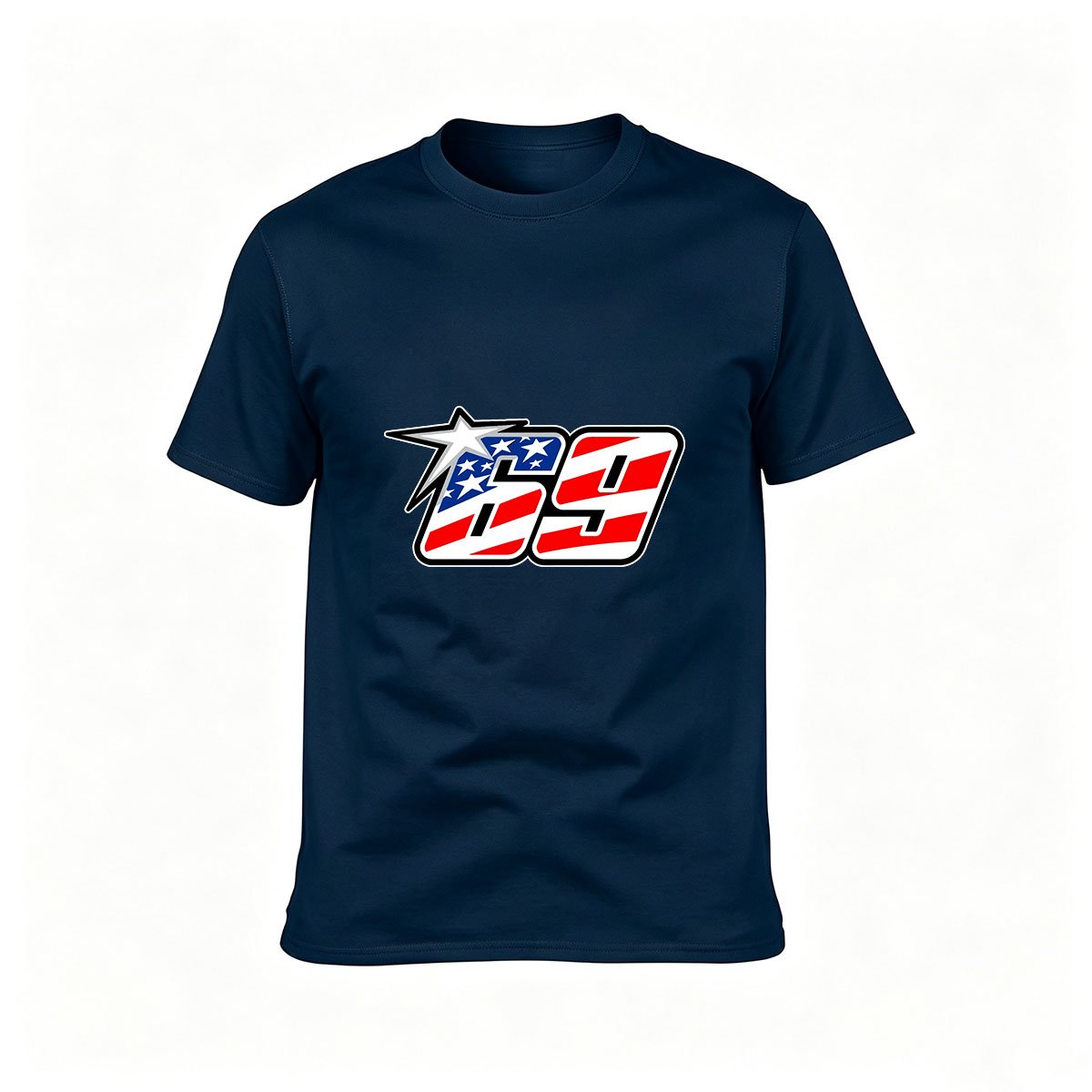 American Flag 59 Star Design Men's T-Shirt Gift for Fans - Image 6