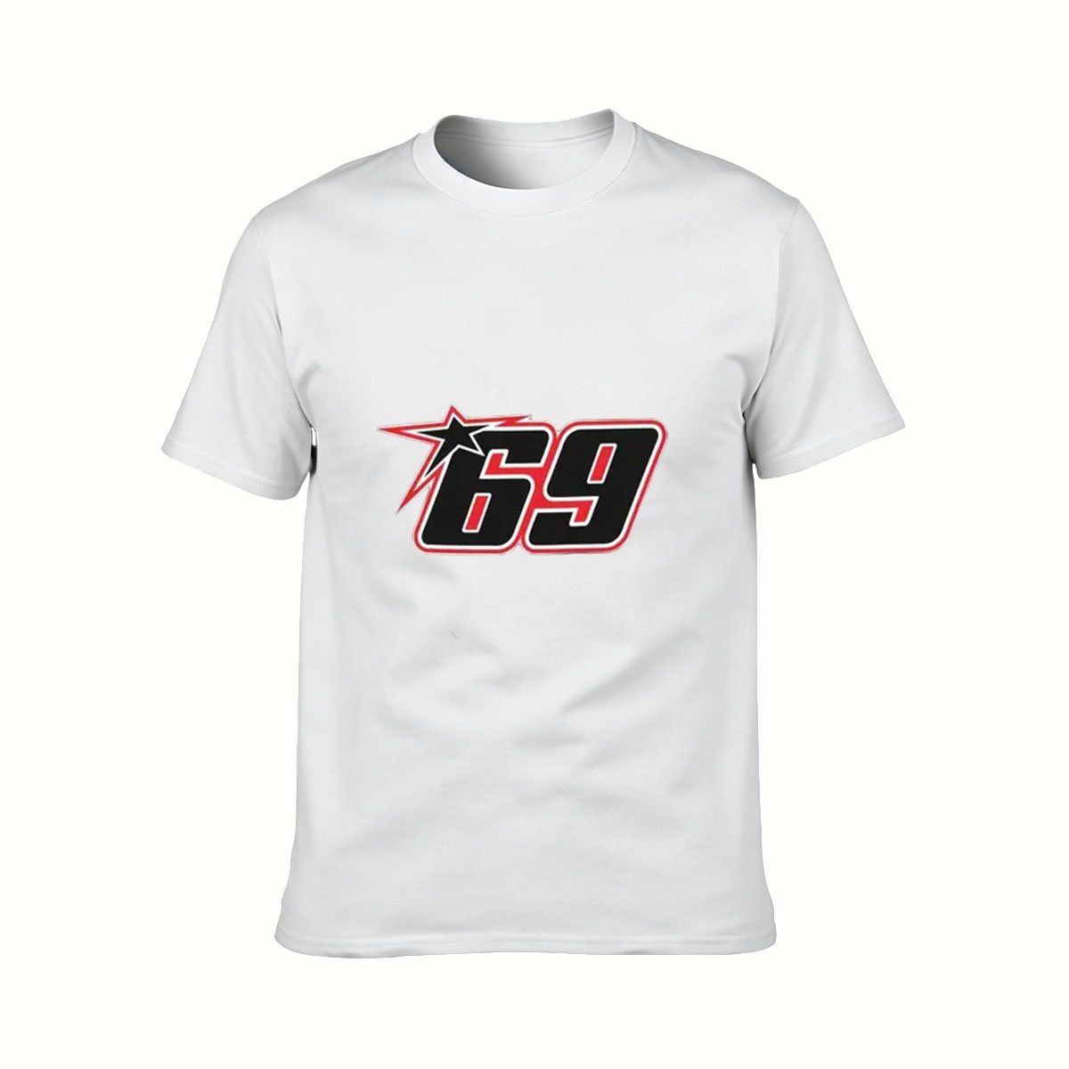 69 Star Design Men's T-Shirt Casual Gift Wear - Image 2