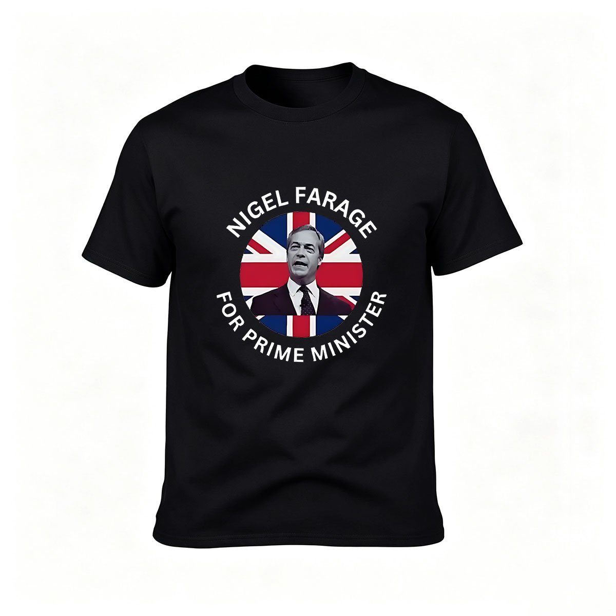 Nigel Farage for Prime Minister UK Flag Men's T-Shirt Gift