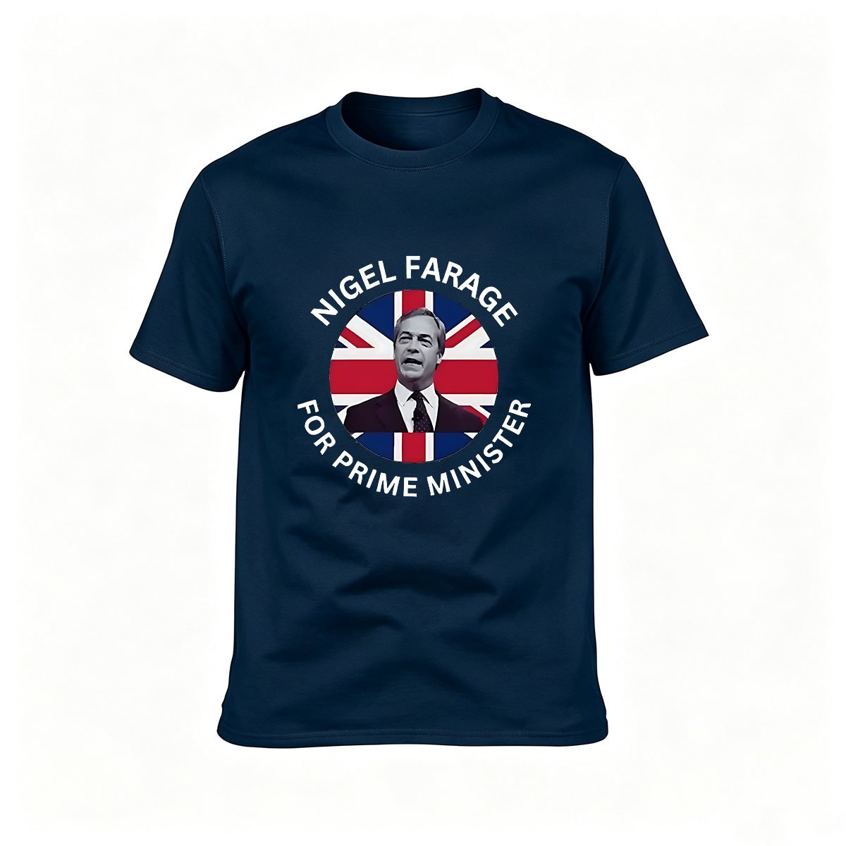Nigel Farage for Prime Minister UK Flag Men's T-Shirt Gift - Image 6