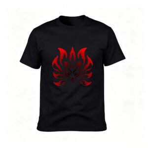 Red Flame Design Men's T-Shirt Casual Gift Wear