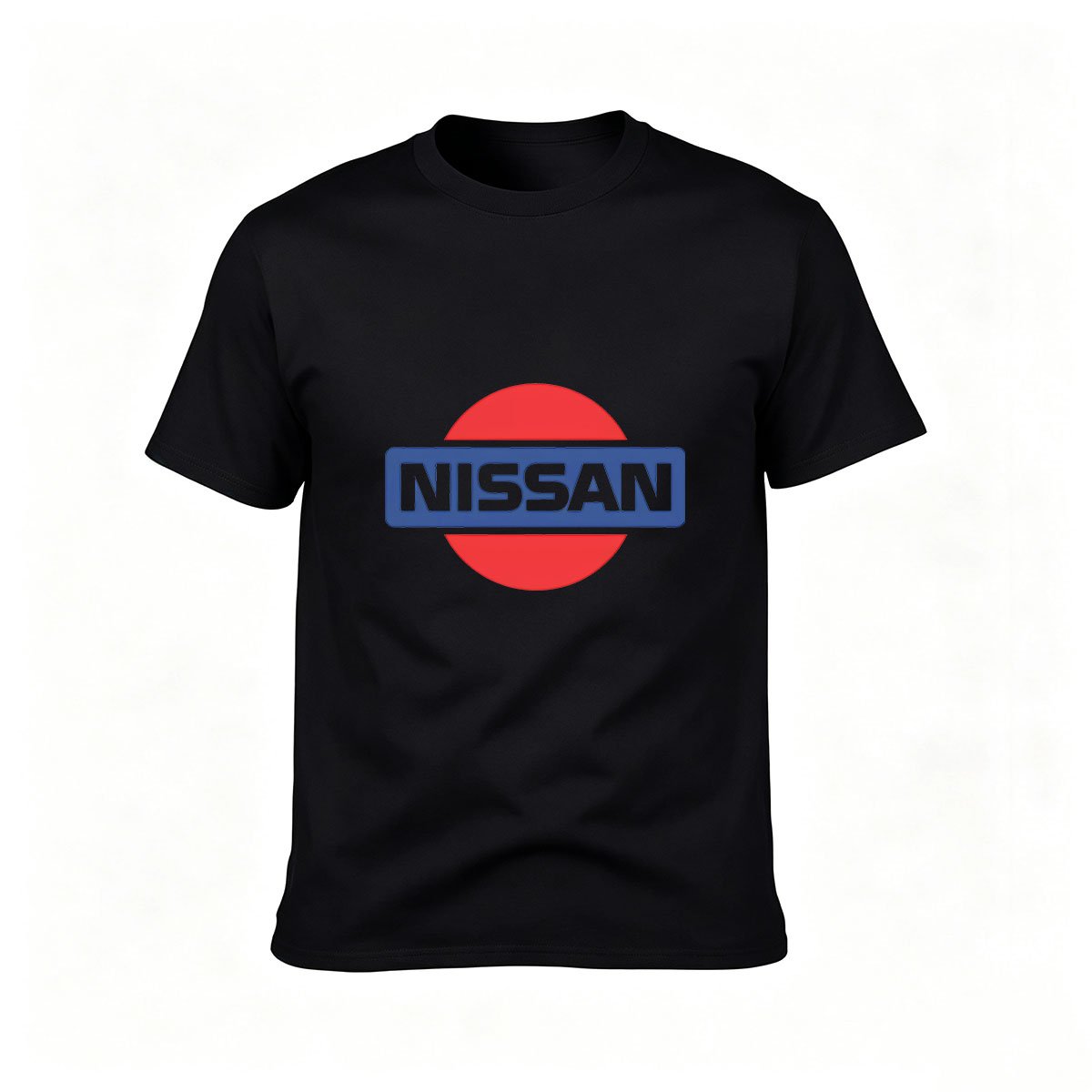 Nissan Logo T-Shirt Men's Black Car Brand Tee Gift