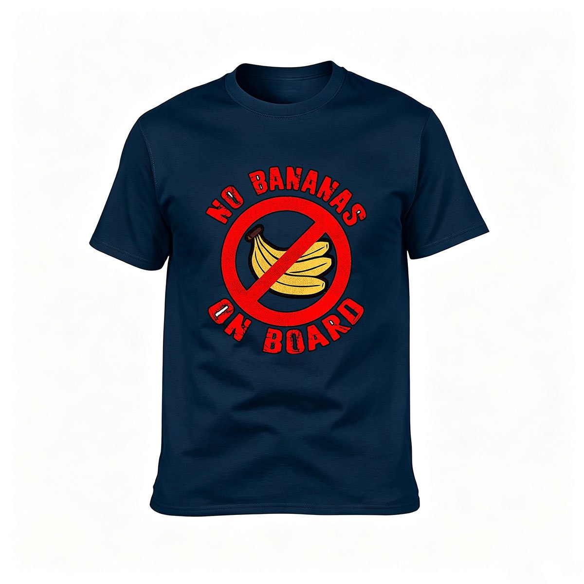No Bananas On Board Funny T-Shirt Men's Women's Tee Gift Humor - Image 6