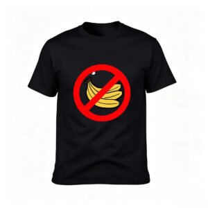 No Bananas Men's T-Shirt Funny Gift Tee Humor Design