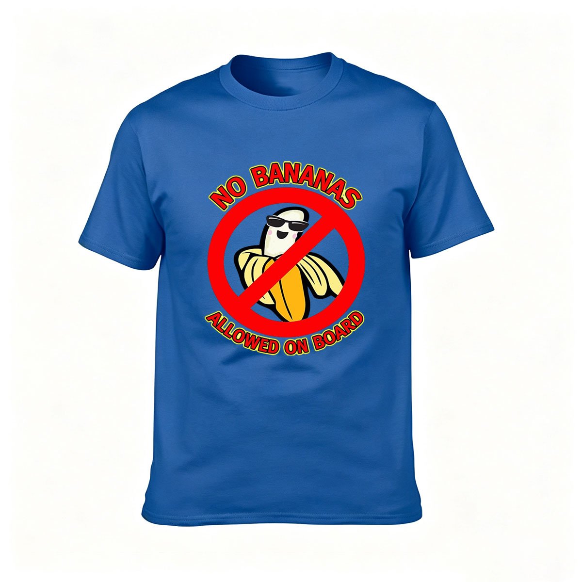 No Bananas Allowed On Board Men's T-Shirt Funny Gift - Image 4