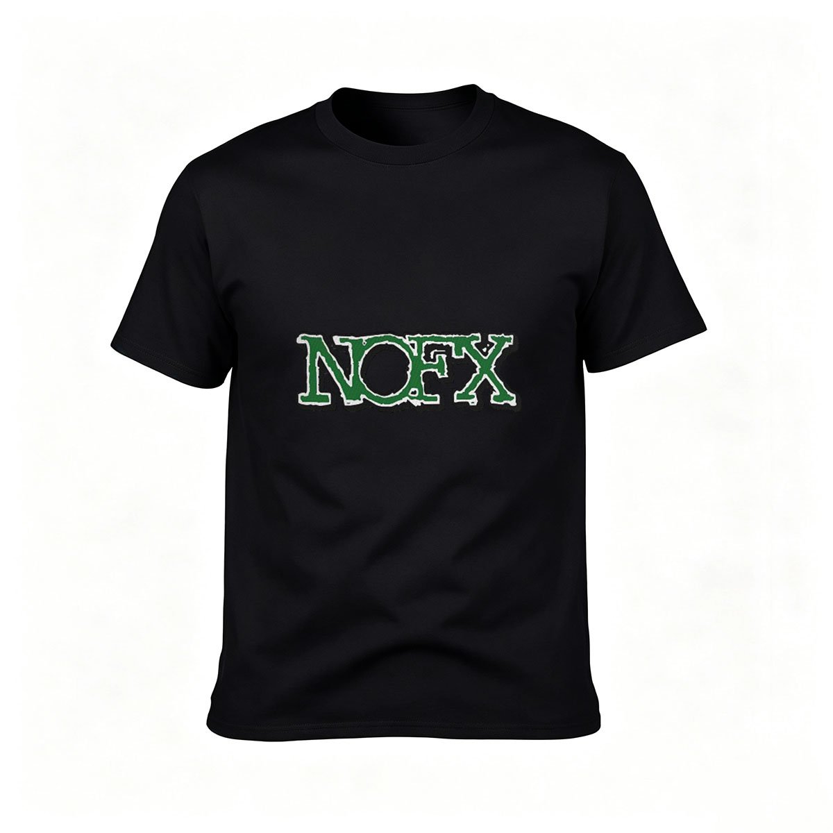 NOFX Green Logo Men's T-Shirt Punk Rock Band Tee Gift