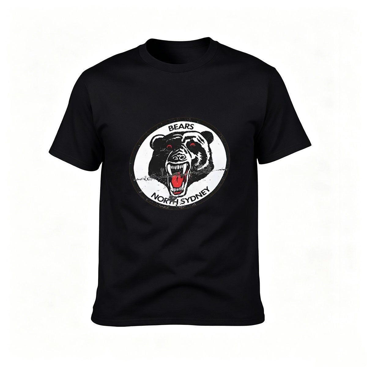 North Sydney Bears Logo Men's T-Shirt Classic Bear Design Gift