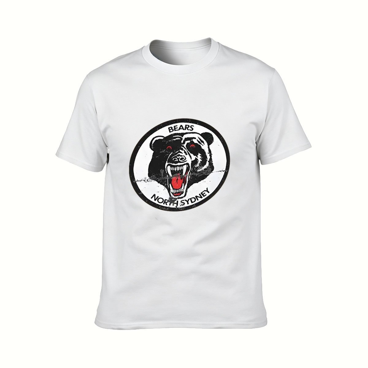 North Sydney Bears Logo Men's T-Shirt Classic Bear Design Gift - Image 2