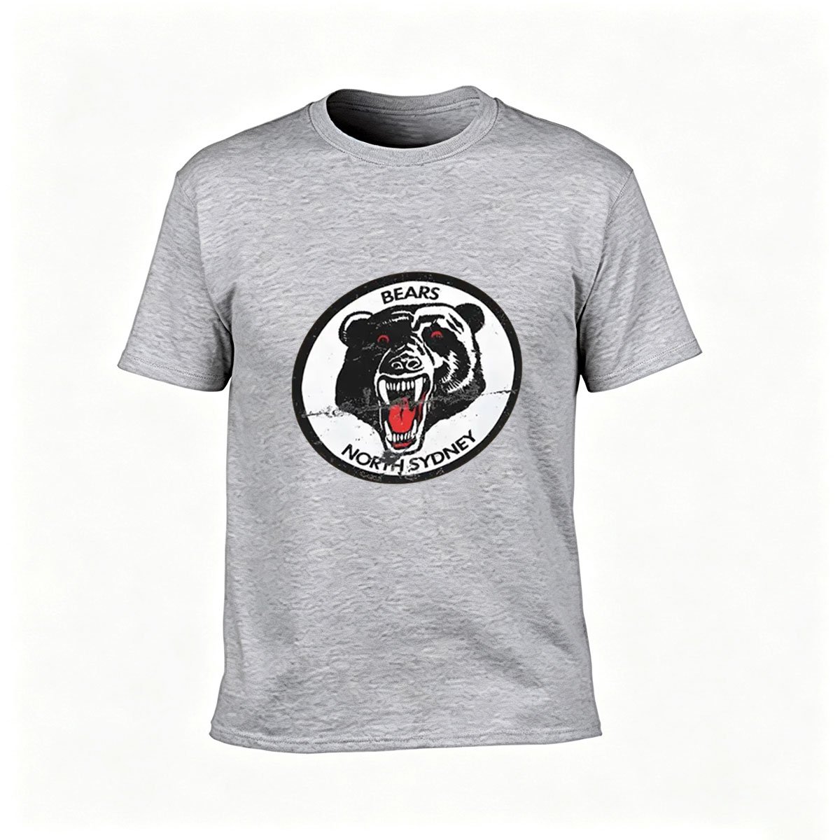 North Sydney Bears Logo Men's T-Shirt Classic Bear Design Gift - Image 3