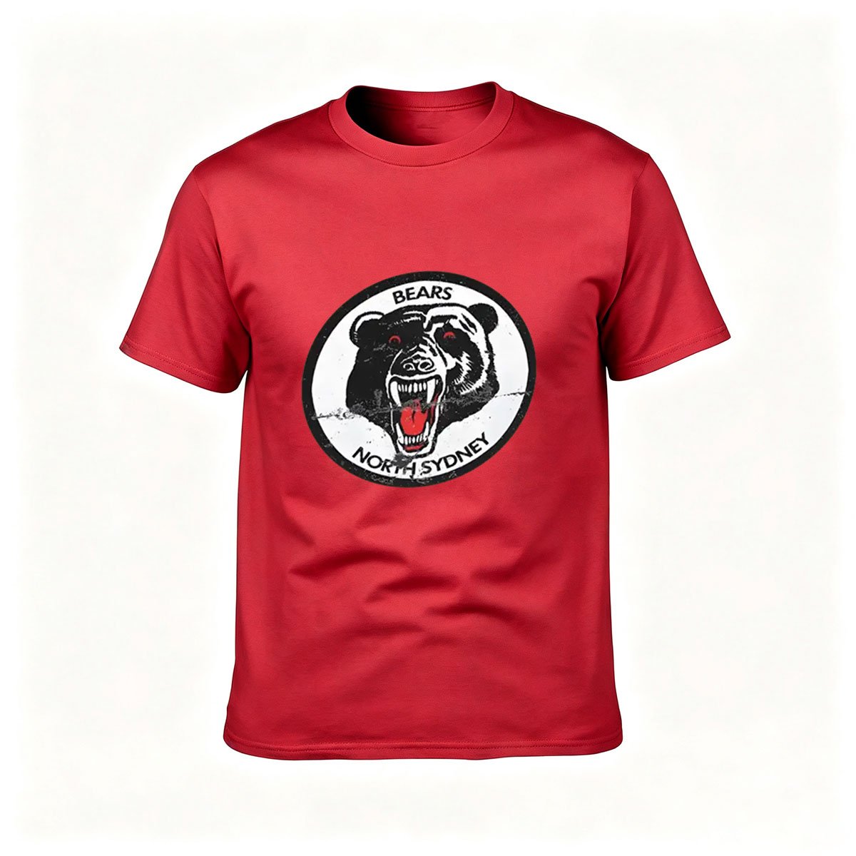 North Sydney Bears Logo Men's T-Shirt Classic Bear Design Gift - Image 5