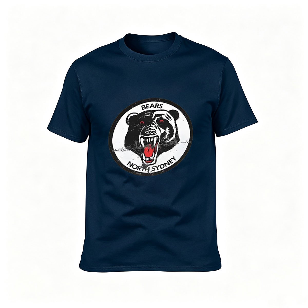 North Sydney Bears Logo Men's T-Shirt Classic Bear Design Gift - Image 6