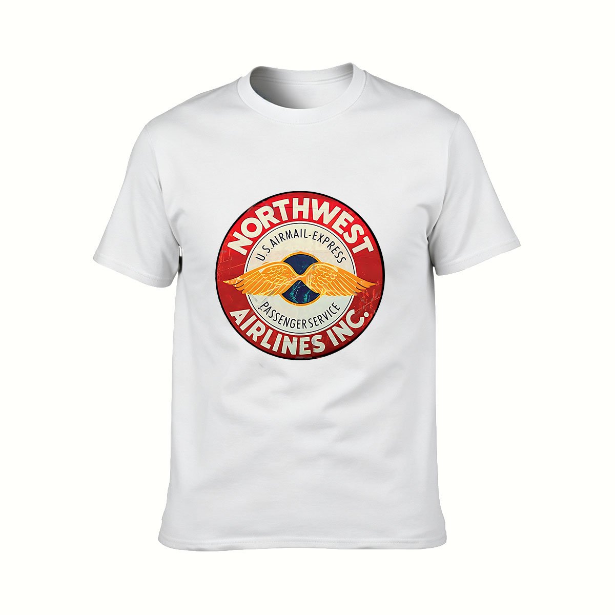 Northwest Airlines Logo Men's T-Shirt Aviation Gift - Image 2