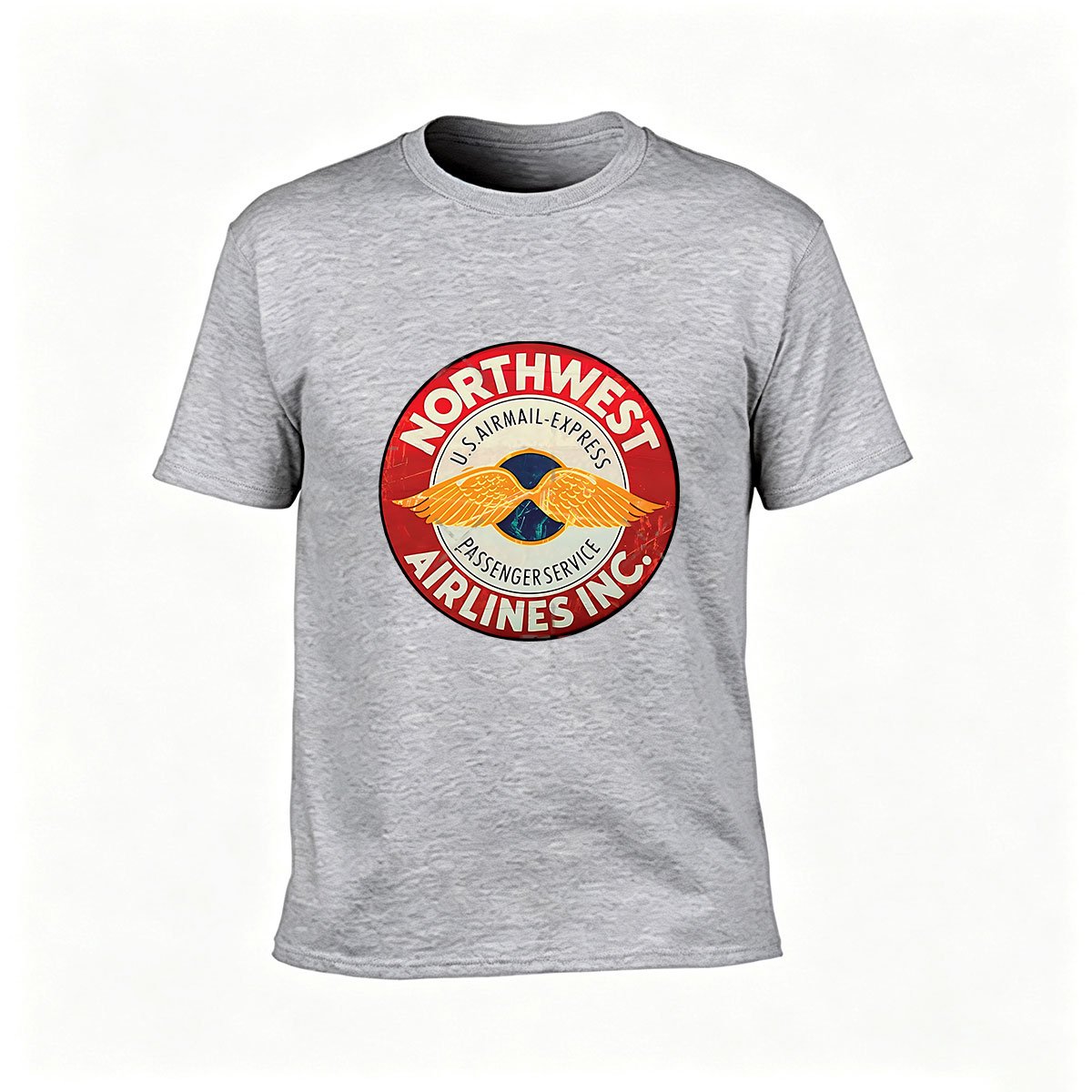 Northwest Airlines Logo Men's T-Shirt Aviation Gift - Image 3