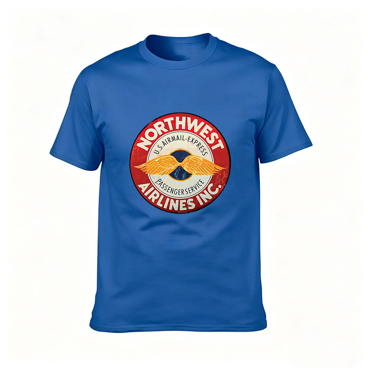 Northwest Airlines Logo Men's T-Shirt Aviation Gift - Image 4