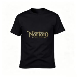 Norton Motorcycles Logo Men's T-Shirt Classic Black Design Gift for Riders