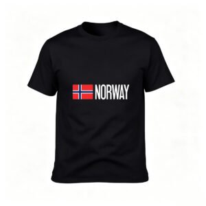 Norway Flag T-Shirt Men Women Casual Country Tee Gift