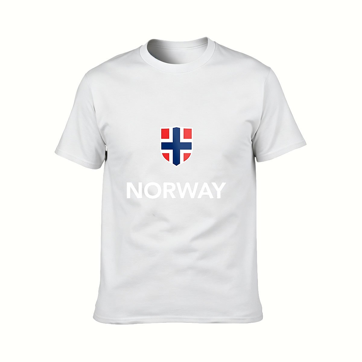 Norway Flag T-Shirt Men's National Pride Gift Wear - Image 2
