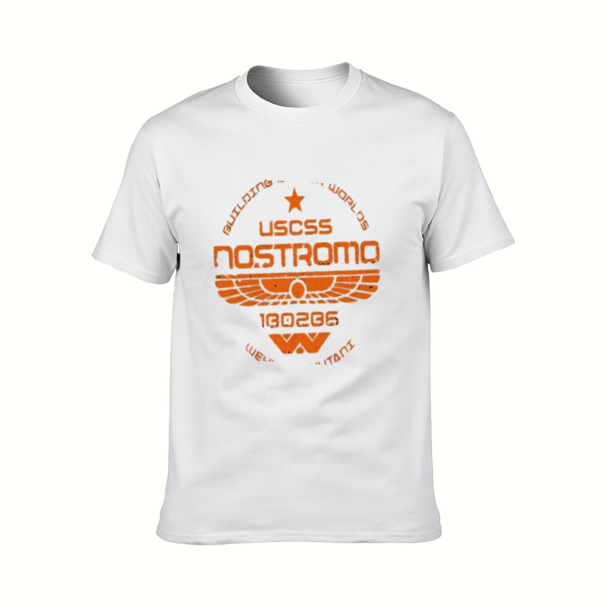 USCSS Nostromo T-Shirt Men's Sci-Fi Movie Gift Tee - Image 2