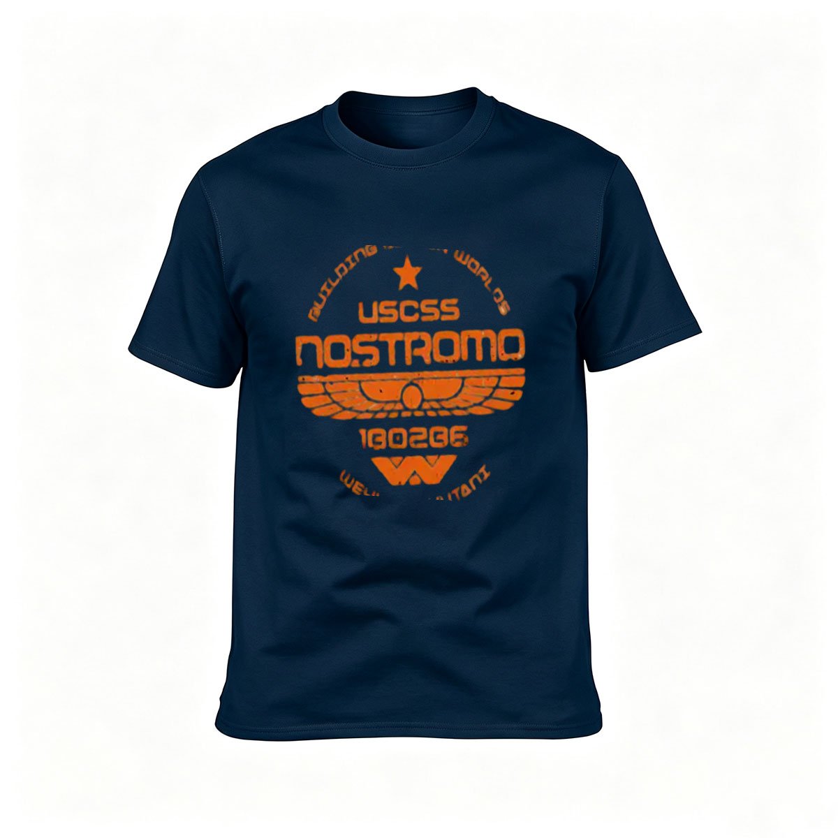 USCSS Nostromo T-Shirt Men's Sci-Fi Movie Gift Tee - Image 6