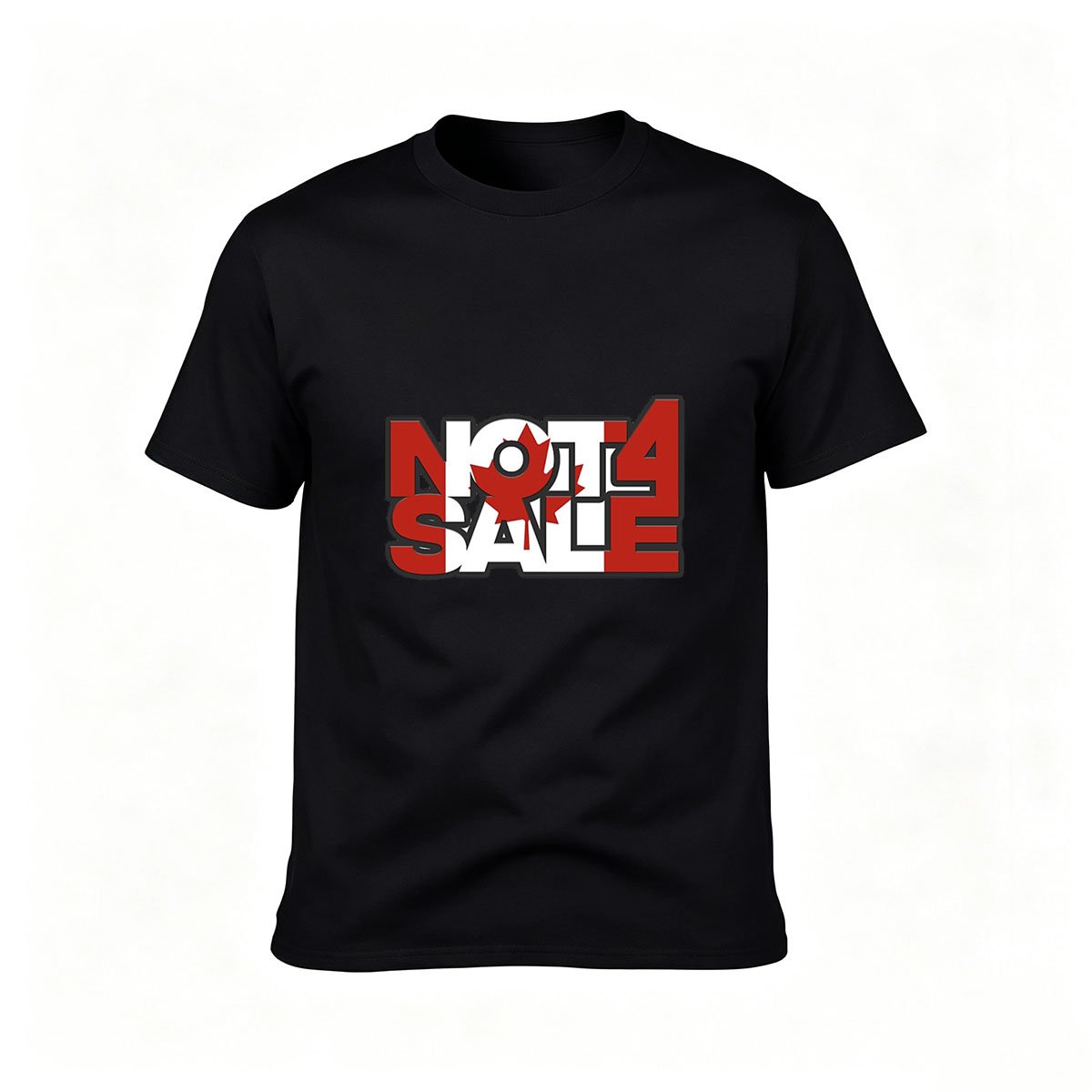 Not For Sale Canada Maple Leaf Men's T-Shirt Gift