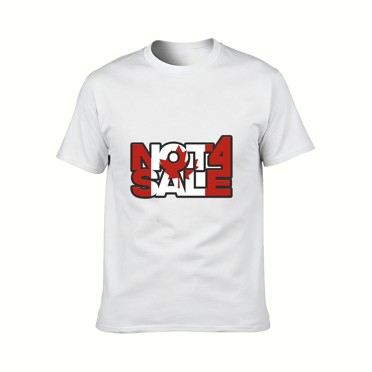 Not For Sale Canada Maple Leaf Men's T-Shirt Gift - Image 2