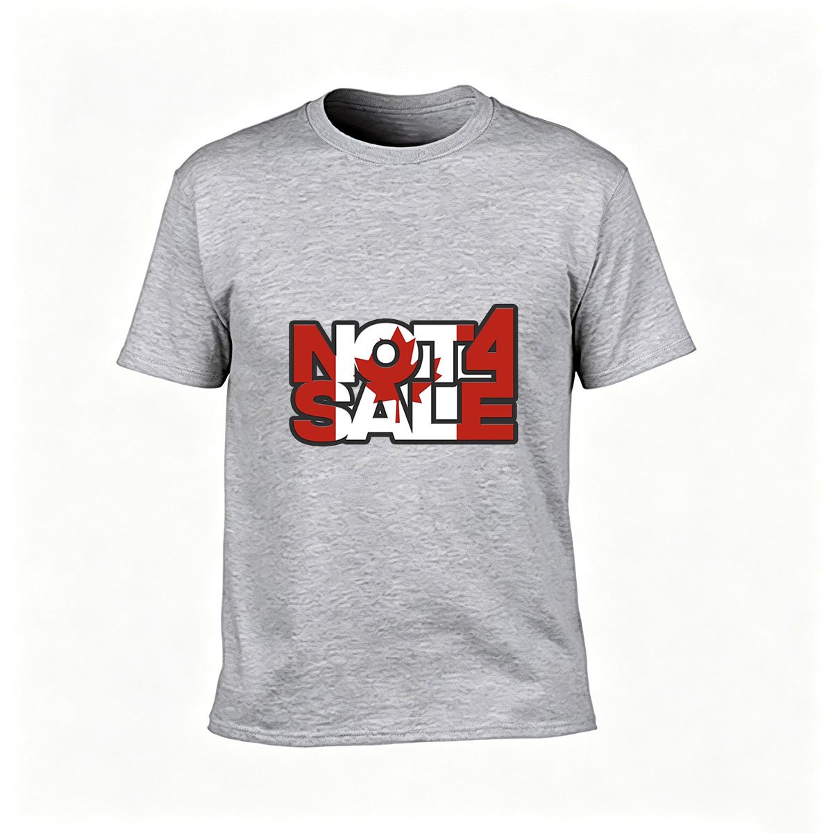 Not For Sale Canada Maple Leaf Men's T-Shirt Gift - Image 3