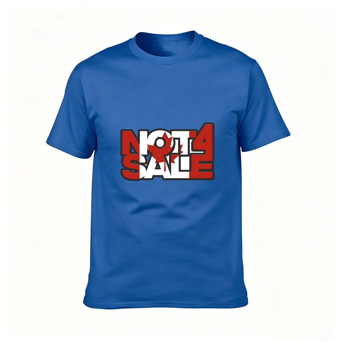 Not For Sale Canada Maple Leaf Men's T-Shirt Gift - Image 4