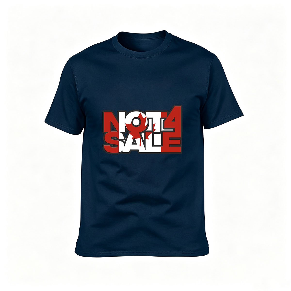 Not For Sale Canada Maple Leaf Men's T-Shirt Gift - Image 6