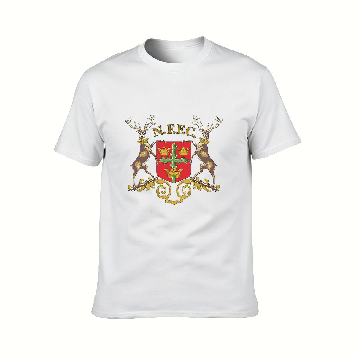 N.E.F.C Crest Men's T-Shirt Classic Heraldic Design Gift - Image 2