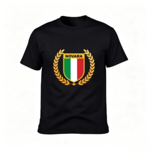 Novara Italy Crest Men's T-Shirt Gift for Fans