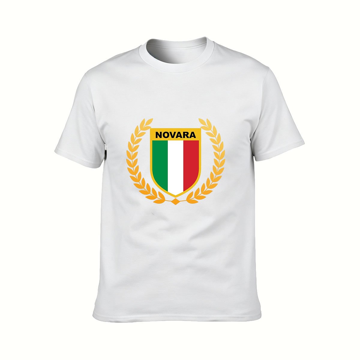 Novara Italy Crest Men's T-Shirt Gift for Fans - Image 2